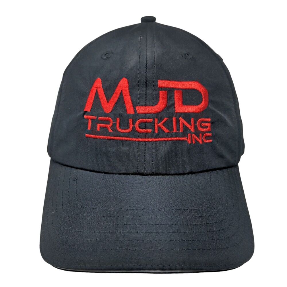MJD Trucking Inc Strapback Hat Blue One Size Embroidered Core 365
